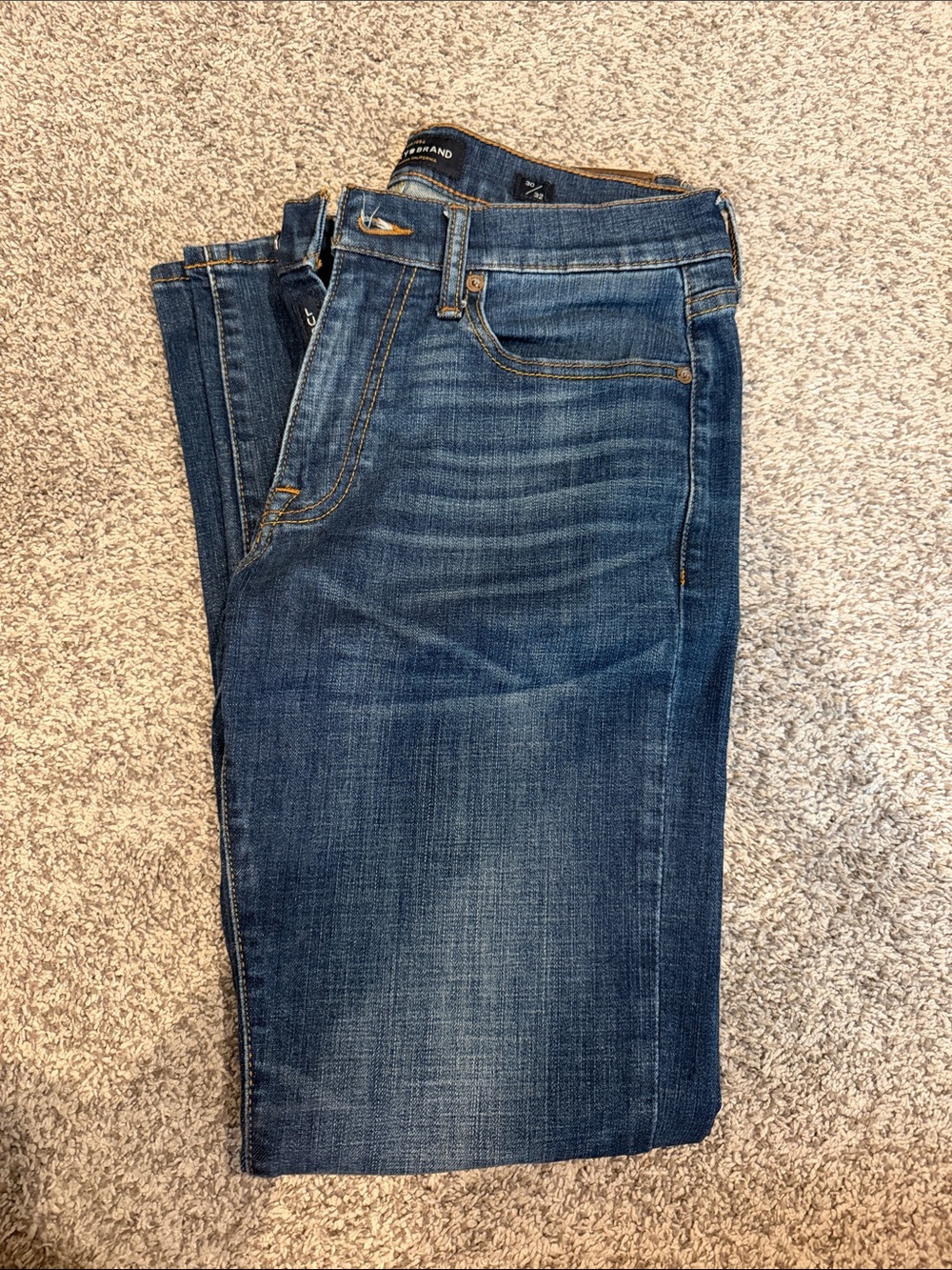 Men's Lucky Brand Denim Jeans -410 Athletic Slim